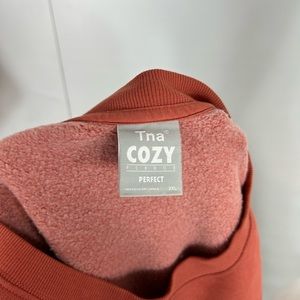 TNA Cozy Fleece Perfect Crop Sweater